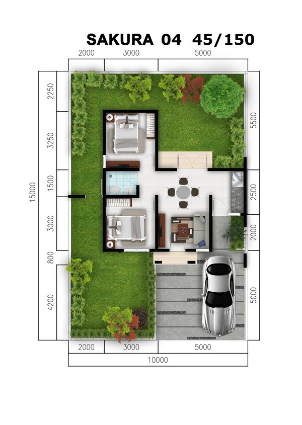 Sakura 4, 45/150, 10x15m
